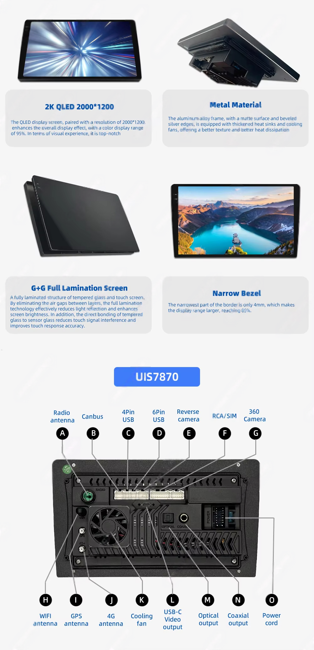 FYT7870 9.5'' 10.3''