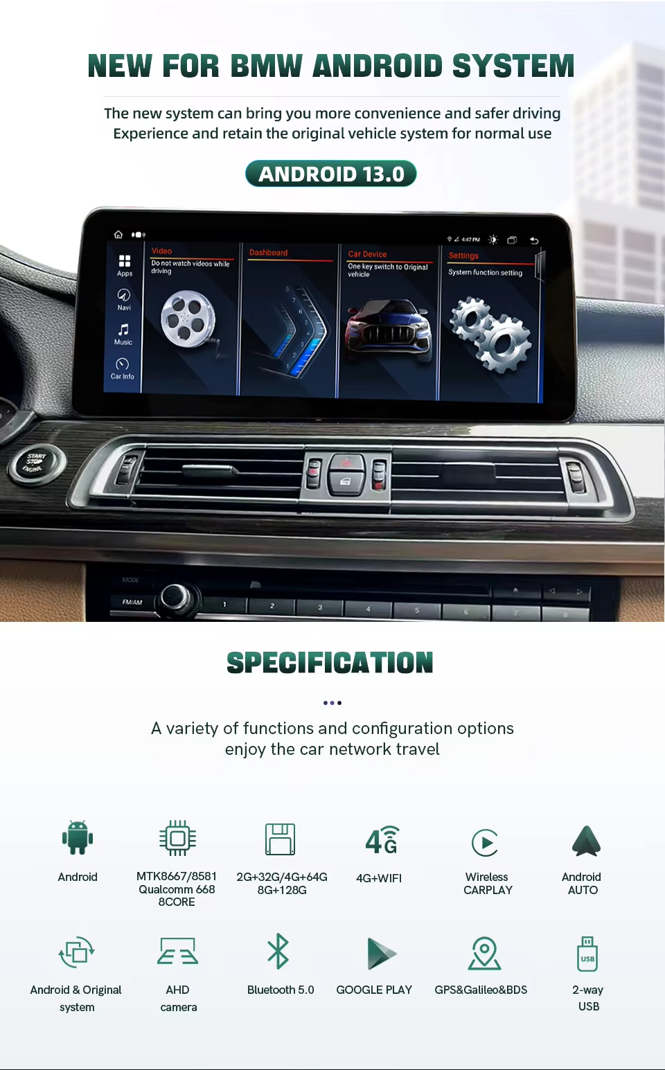 Bmw 7Series F01 F02 Cic Nbt 2009 2013