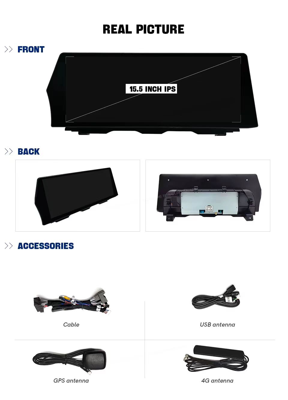 BMW 5series F10 F11 2011-2017 15.5''