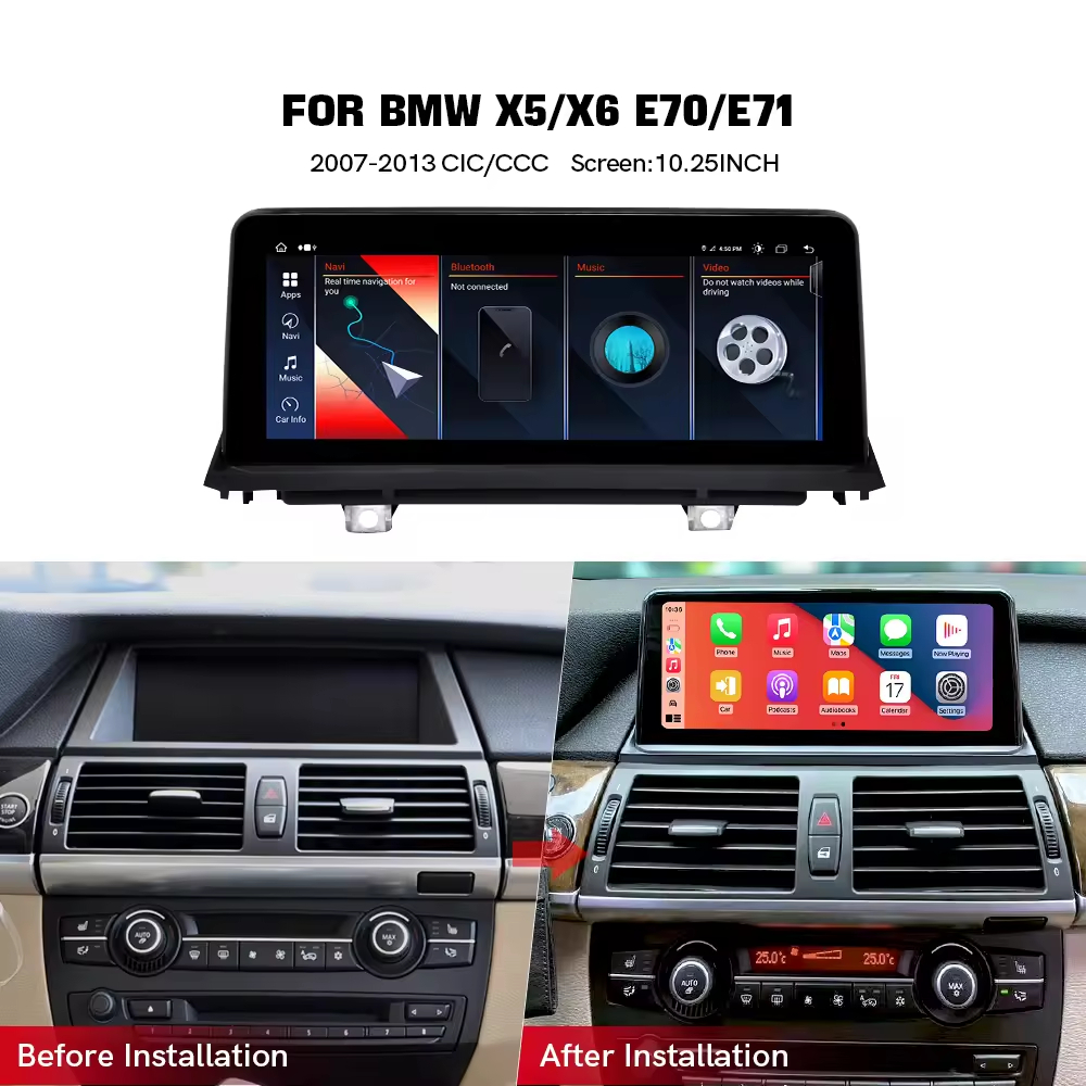 BMW X5 E70 X6 E71 2007 - 2013 CCC CIC 10.25''